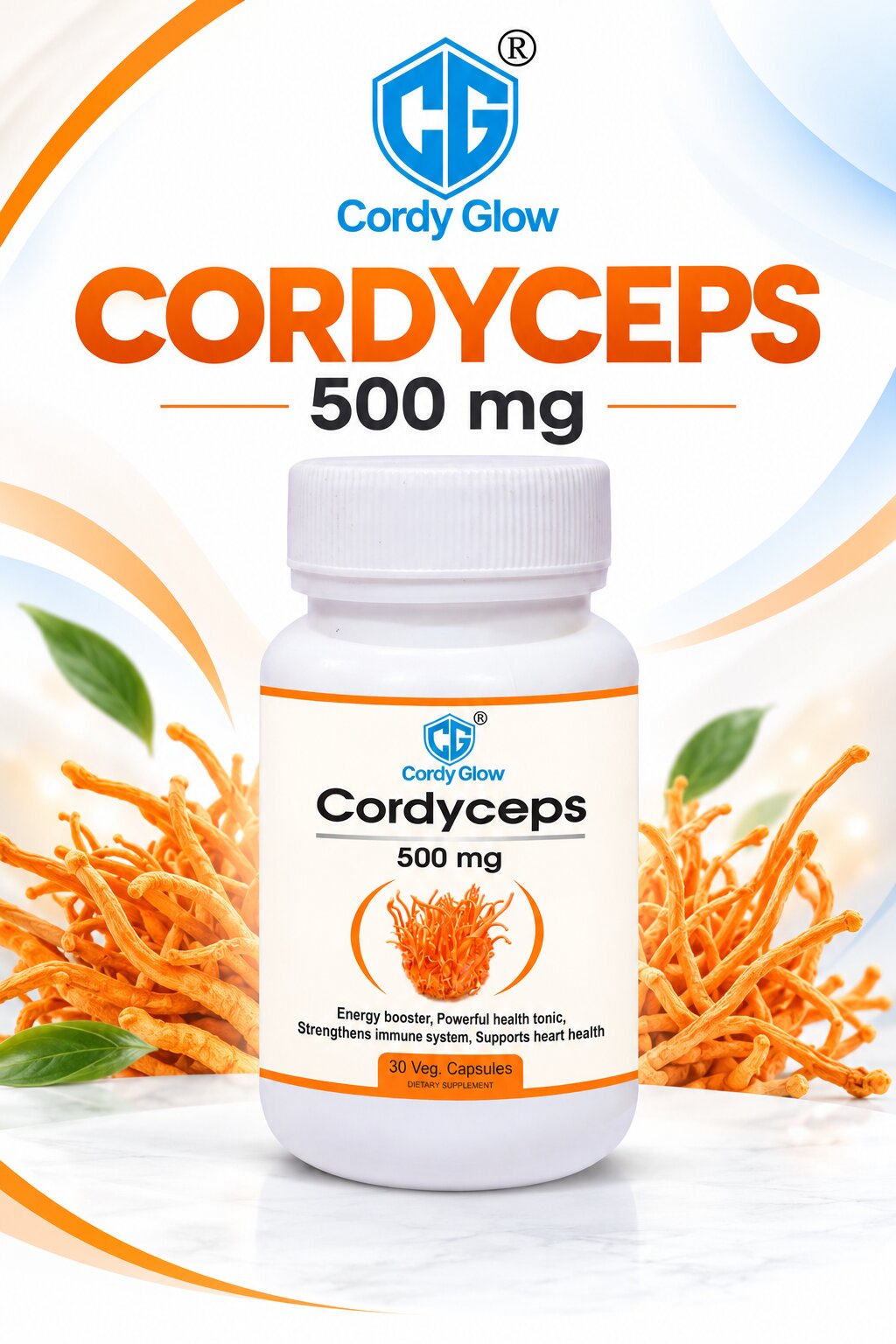 Cordy Glow Cordyceps 500 mg